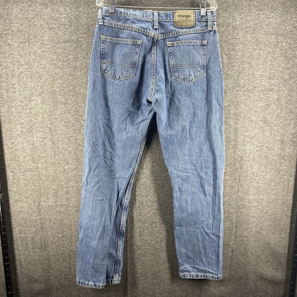 Wrangler‎ Jeans Mens 32X32 Blue Mid Rise Western Cowboy Outdoor Workwear - Picture 10 of 12